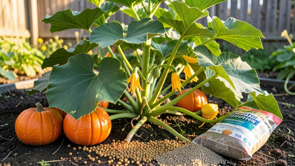 Fertilizing Pumpkin Plants: N-P-K Ratios for Vines vs. Fruit Growth