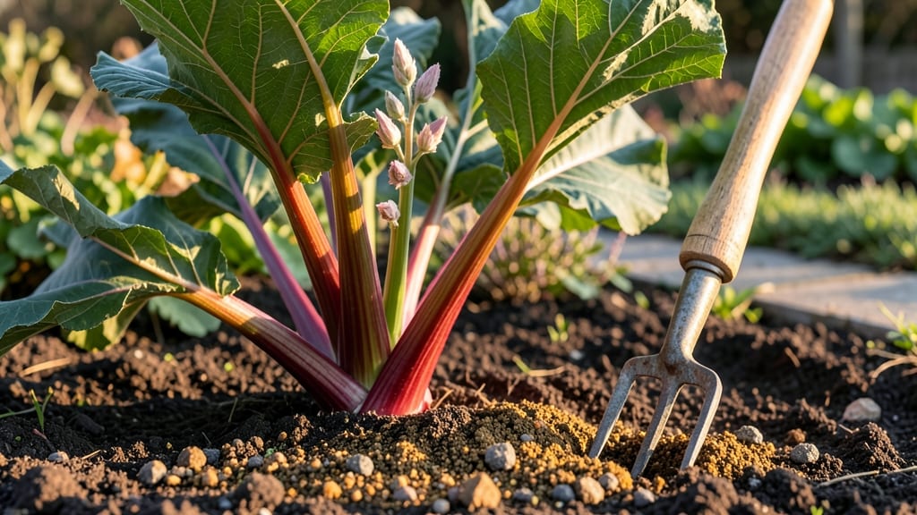 Fertilizing Rhubarb Plants: Soil pH Secrets for Sweeter Stalks
