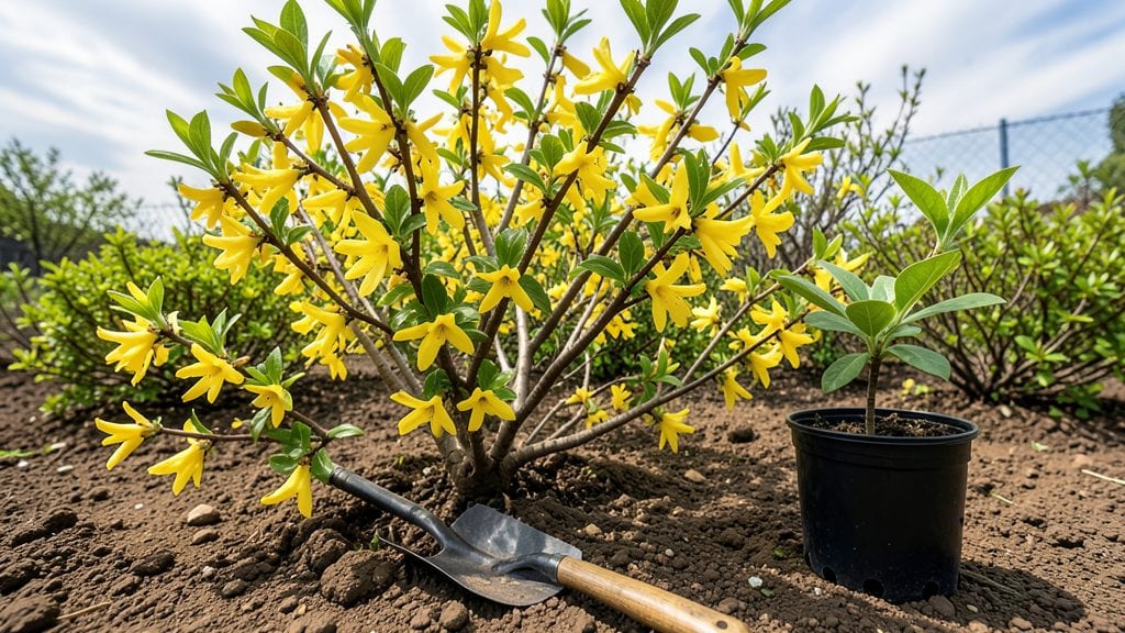 Forsythia Shrubs Planting Distance: Sunshine-Loving Spacing for Full Blooms