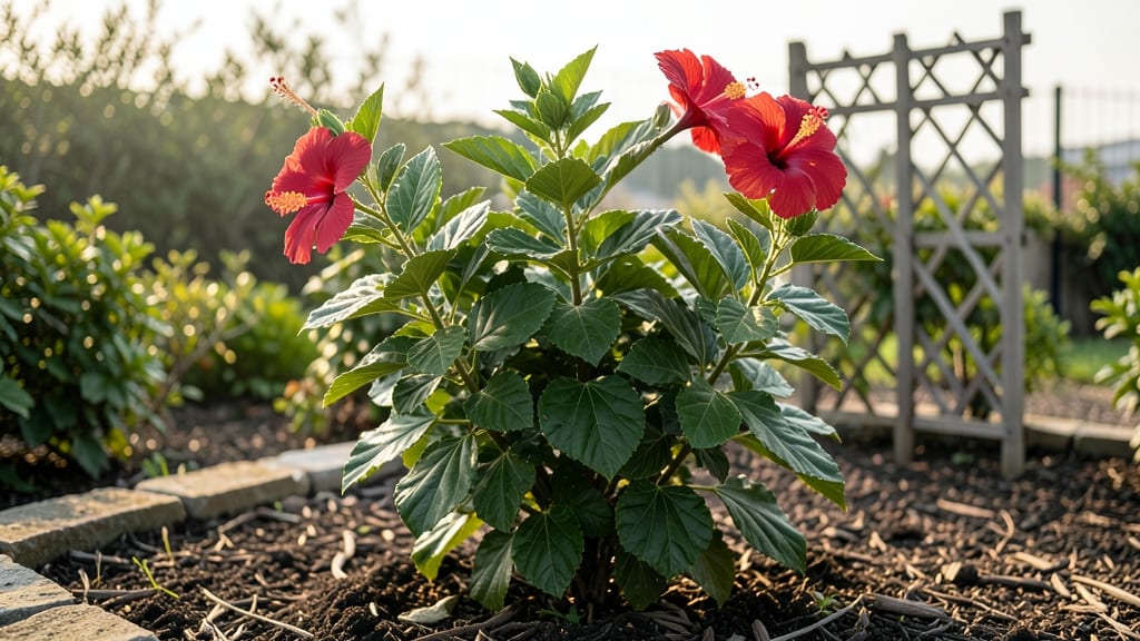 Tall Hibiscus Plant: Sky-High Vertical Stunner for Small Gardens
